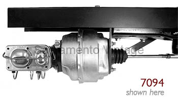 [07093-48-1-C] POWER BRAKE KIT CHROME 1948-52 DISC/DRUM FIREWALL MOUNT