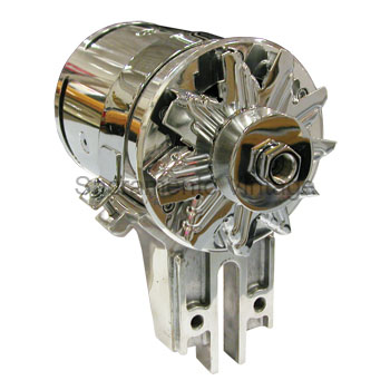 [17085-4-1] POWERGEN ALTERNATOR 1949-53 POLISHED 12V 75 AMP