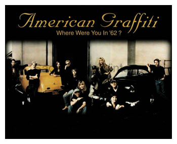 [09710-24] PRINT - American Graffiti Cast 2000