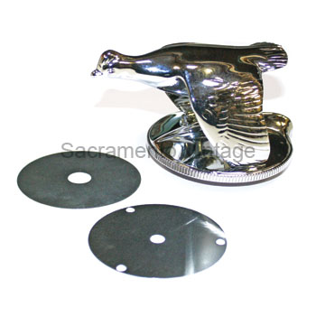 [05804-6] QUAIL RADIATOR ORNAMENT- CHROME 1932
