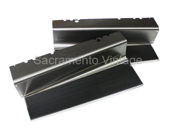[01053-3] RUNNING BOARD & SPLASH APRONS W/ STAINLESS TRIM  1930