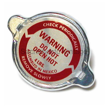 [07640] RADIATOR CAP (4 LB) PU 1951-56. 6 & 8 Cylinder
