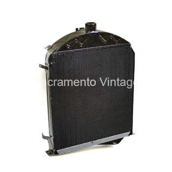 [00419-2] RADIATOR HEAVY DUTY MODEL A 1928-29 WITH FUNNEL STYLE UPPER TANK