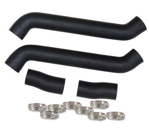 [05722-1] RADIATOR HOSE SET- 1933-34 WITH 1937-48 FLATHEAD 4 hoses - 8 clamps