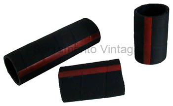 [00458-3] RADIATOR HOSES-(3) black with red stripe 30-31 trim upper for 28-29