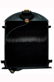 [00421] RADIATOR ROUND-TUBE 1928-29 BRASSWORKS