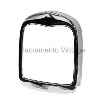 [00406-4] RADIATOR SHELL - smooth / chrome 1928-29