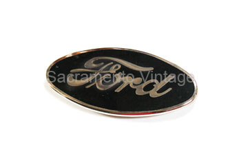 [00407-4] RADIATOR SHELL EMBLEM with STUD BLACK