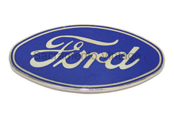[00407] RADIATOR SHELL EMBLEM- ORIGINAL PRESS-IN STYLE MOUNT 1928-30 