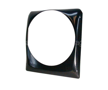 [00416] RADIATOR SHROUD ABS 1928-29 WITH BRACKETS