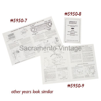 [05950-7] RADIO INSTALLATION FOLDER 1942