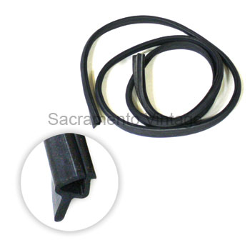 [06326-10] REAR 1/4 WINDOW/FRAME SEAL- conv 1942-48