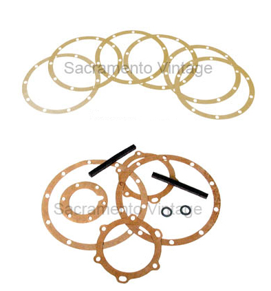 [00087-00] REAR AXLE GASKETS SHOP- PAC 1928-32 2- .003 .005 .007 .009 PLUS U-JOINT