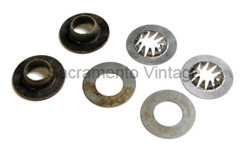 [03233] REAR AXLE LEATHER INNER SEAL SET SPRING LOADED (6 PCS) 1909-27