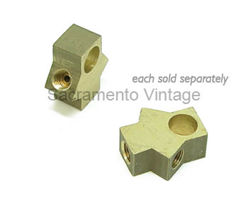 [497065] REAR BRAKE LINE FITTING- 1949-56 CAR AND 1952-53 MERCURY