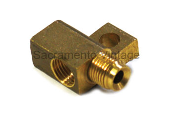 [05266-1] REAR BRAKE LINE FITTING- pass/pu 1939-41