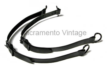 [04406] REAR CURTAIN STRAPS- LEATHER 1912-15