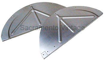[01076-1] REAR FENDER INNER REPAIR PANELS COUPE 1928-31 / CABRIOLET 30-31
