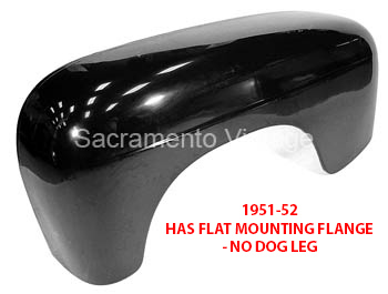 [08117-12] REAR FENDER LEFT STEEL 1951-52
