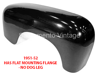 [08117-11] REAR FENDER RIGHT STEEL 1951-52
