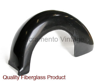 [10405] REAR FENDER W/O DMPL PK LH 1938-41 FIBERGLASS