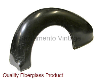 [10445] REAR FENDER- left standard sedan 1938 FIBERGLASS