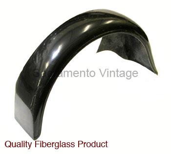 [10145] REAR FENDER-LEFT TOUR/SED 1928-29 - Fiberglass