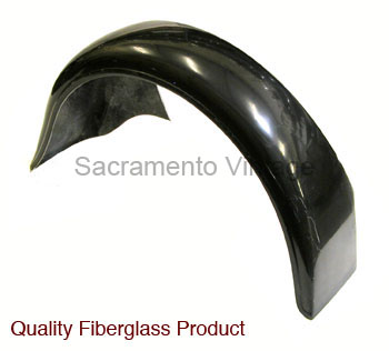 [10146] REAR FENDER-RIGHT TOUR/SED 1928-29 - Fiberglass