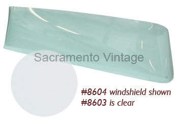 [08603] REAR GLASS BIG WINDOW CLEAR 1956