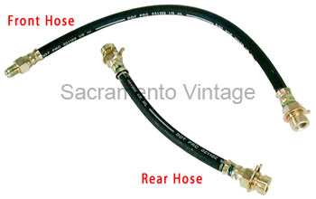 [05263] REAR HOSE- 1939-48 PASS / 39-41 PU