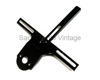 [06158-11] LICENSE PLATE BRACKET- REAR BLACK 1933-36
