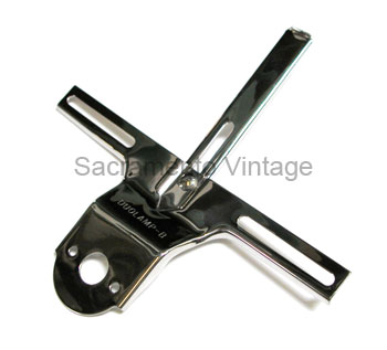 [06158-9] LICENSE PLATE BRACKET- REAR STAINLESS 1933-36