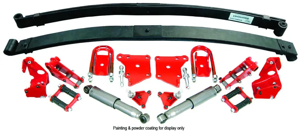 [11621] Parabolic Leaf Spring Rear Suspension- 1935-1940 Ford Car & 1935-1941 Ford Truck
