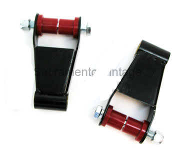 [07334] REAR SPRING LOWERING SHACKLES 1948-56- Pins and Instructions no longer included