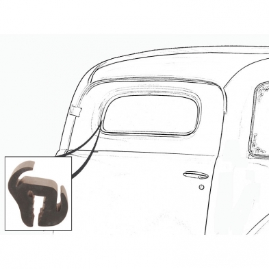 [06326-1] REAR WINDOW SEAL- SEDAN DELIVERY 1940-41