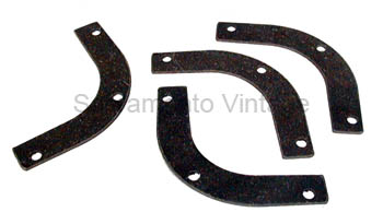 [00907-2] REAR WINDOW FRAME CORNER BRACES- 1930-31 PKUP