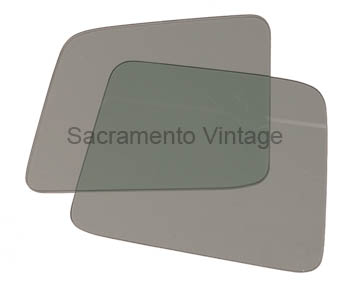 [16026-S] REAR WINDOW GLASS- PANEL smoke 1957-60