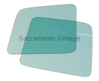 [16026-T] REAR WINDOW GLASS- PANEL tinted 1957-60
