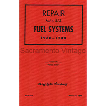 [09299] REPAIR MANUAL- fuel systems 1938-48