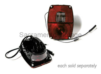 [07971-6] REPLACEMENT TAILLAMP- LEFT 1967-77