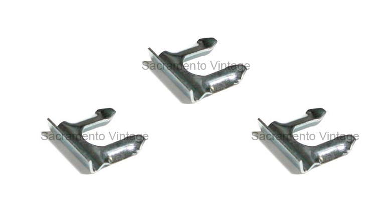 [05256-3] RETAINER CLIP SET FOR BRAKE HOSE AND LINE - SET OF 3 - PLAIN