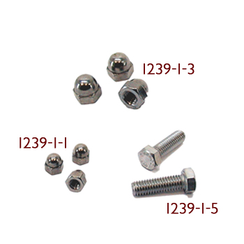 [01239-1-1] ACORN NUT FOR LUGGAGE RACK CHROME 1/4-20