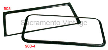 [00908-4] WINDOW MOLDING- REAR FIBERGLASS  PICKUP 1930-31