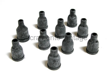 [05977] RUBBER BOOT SET- FOR 1942 COIL AND DISTRIBUTOR CAP ( SET OF 10)
