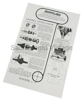 [09039-1] RUCKSTELL ASSEMBLY INSTRUCTIONS 1909-27