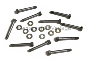 [03276] RUCKSTELL AXLE BOLT SET- 1913-27 10 BOLTS - 10 WASHERS
