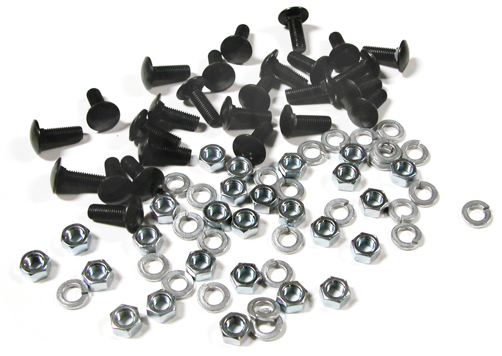 [08134-4] RUNNING BOARD BOLTS- PLAIN STEEL /  SAE THREADS 1948-52