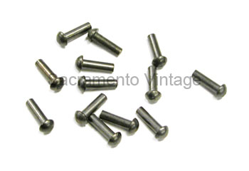 [03262-4] CAST RUNNING BOARD BRACKET RIVETS- 1909-21