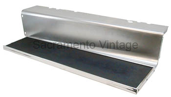 [01053] RUNNING BOARD COMBO W/ SPLASH APRONS 1930 WITH ZINC TRIM