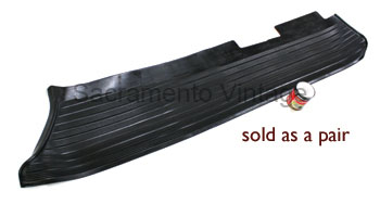 [06450-1] RUNNING BOARD COVERS- 1939 DELUXE / 1940 PASSENGER